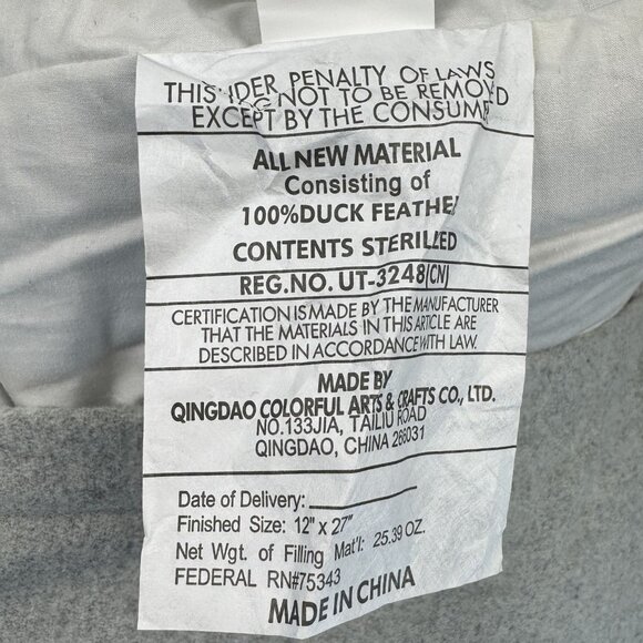 Christmas Gnomes Winter Scene Rectangular Throw Pillow Gray 10"x26" Storehouse - Picture 13 of 13